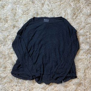 Rock Candy Gray Long Sleeve Zipper Tee